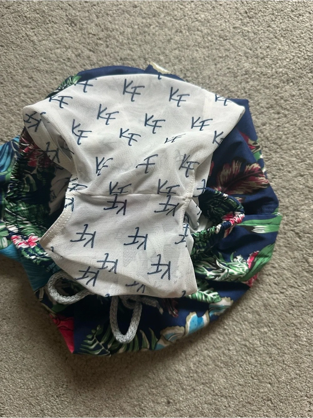Kenny Flowers The Flower Hour Boys Swim Trunks UPF 50+ Size 7/8
